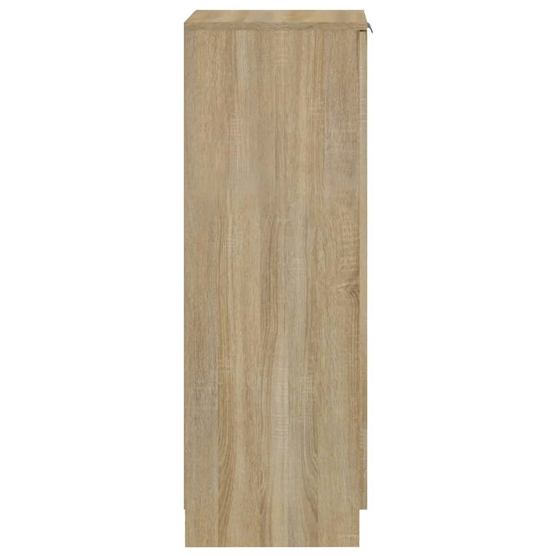 Shoe Cabinet 30x35x100 cm Engineered Wood, Sonoma Oak