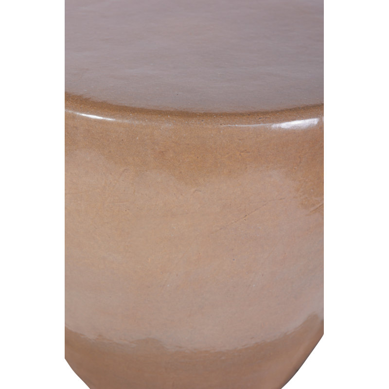 Table d'appoint ronde Bowness, Taupe brillant