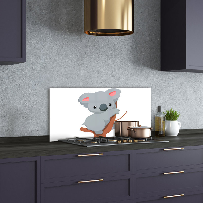 Fradulf 50cm W x 100cm L Glass Peel and Stick Panel