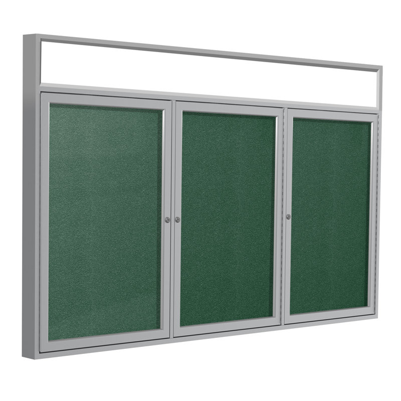 Plaque d’armoire fermée, H 3 pi x l 6 pi, Océan, Satin
