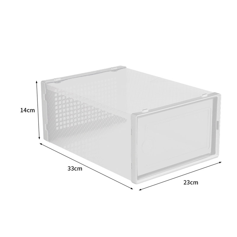 12 Pair Stackable Shoe Rack