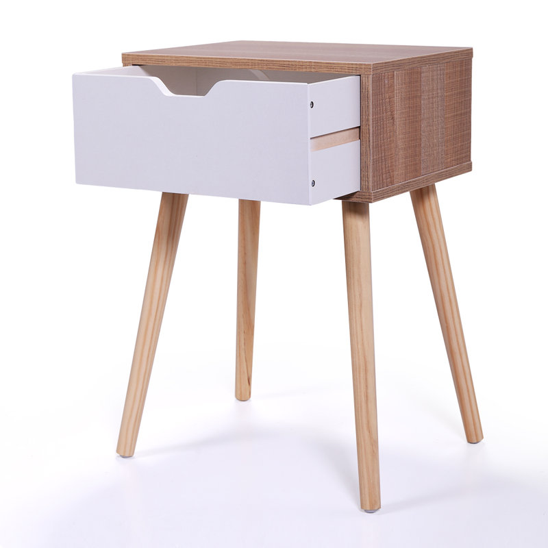 Penney 15.7'' W Unfinished Nightstand, Natural Wood
