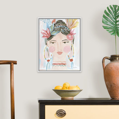 Reproduction d’art sur toile, "Boho Lady II" par Farida Zaman