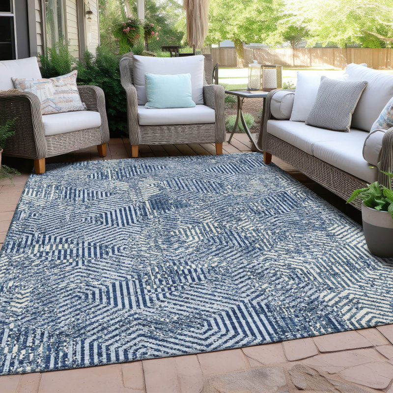 Tapis intérieur / extérieur Maliana, Rectangle 8 pi x 10 pi