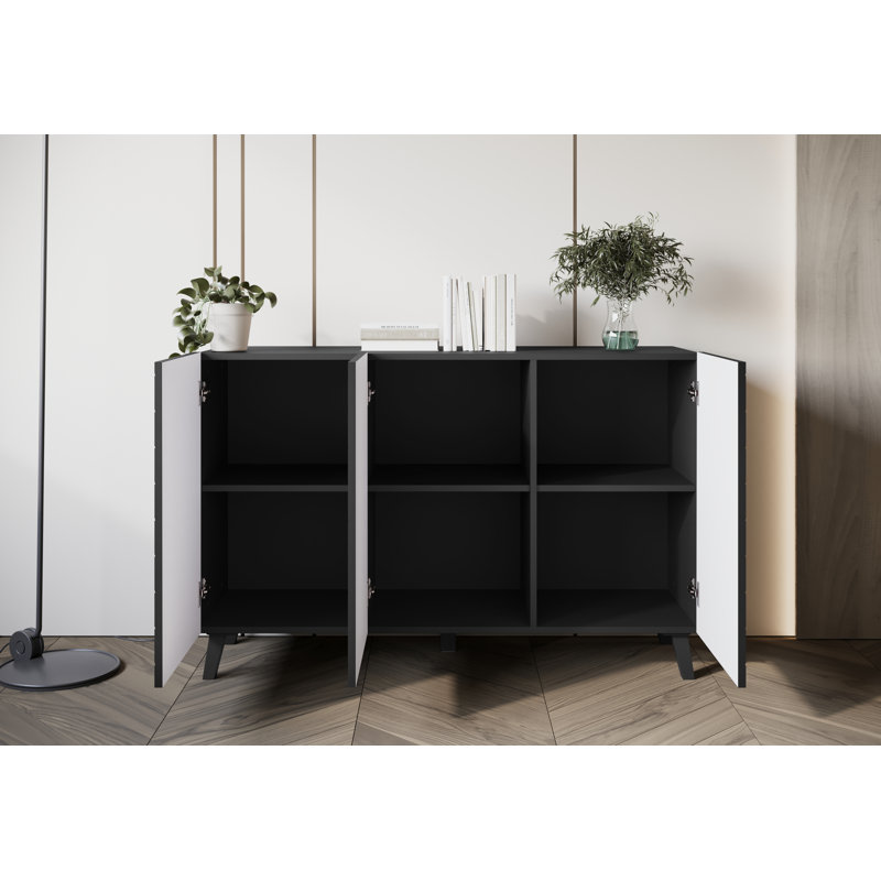 Demitric 120cm Sideboard, Black
