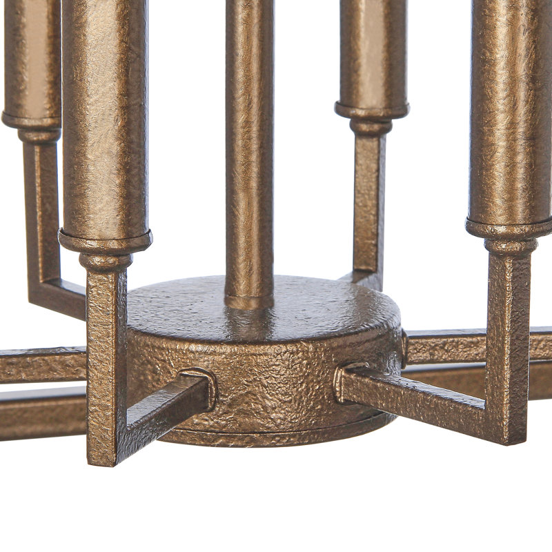Madison 6 - Light Lantern Geometric Chandelier