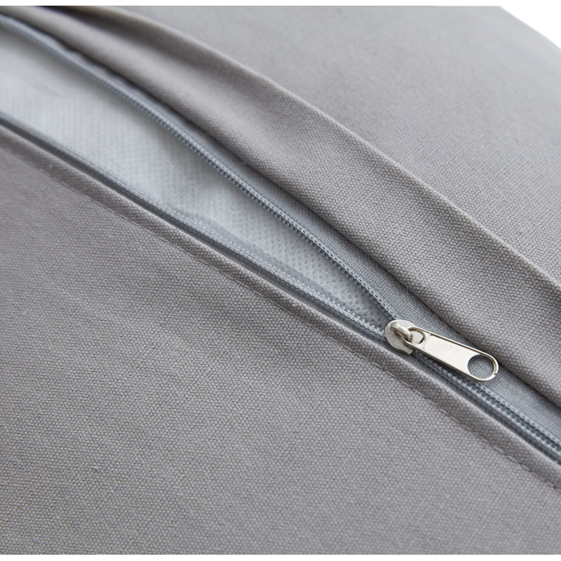  Housse et insert de coussin carré tricoté pour l'extérieur, Gris