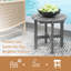 Table d'appoint en plastique Deidra