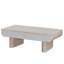 Medieval-Style Modern Faux Marble Coffee Table With Storage