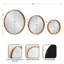 Ensemble de trois miroirs ronds