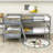 Twin Over Twin L-Shaped Bunk Beds with 2 Ladders-69052564