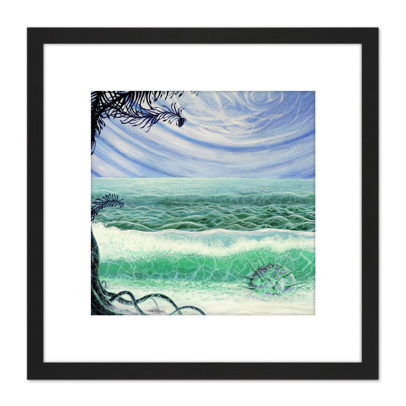 Space Planet Water Life Moon by Ivashchenko - Single Picture Frame Painting