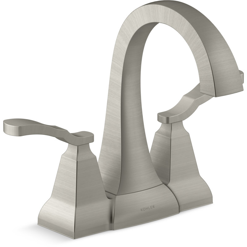 Ridgeport Centerset Bathroom Faucet with Drain Assembly, Polished Chrome