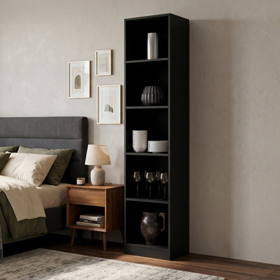 Paridhi 182cm H Solid Wood Bookcase