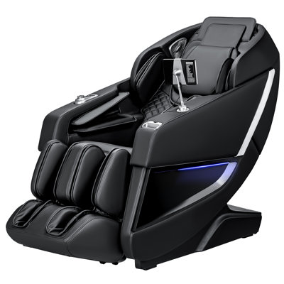 Zero Gravity Full Body Massage Chair, New SL Track, Support AI Voice Control of 6 Massage Modes, with Heating, LED Atmosphere Light and Control Display