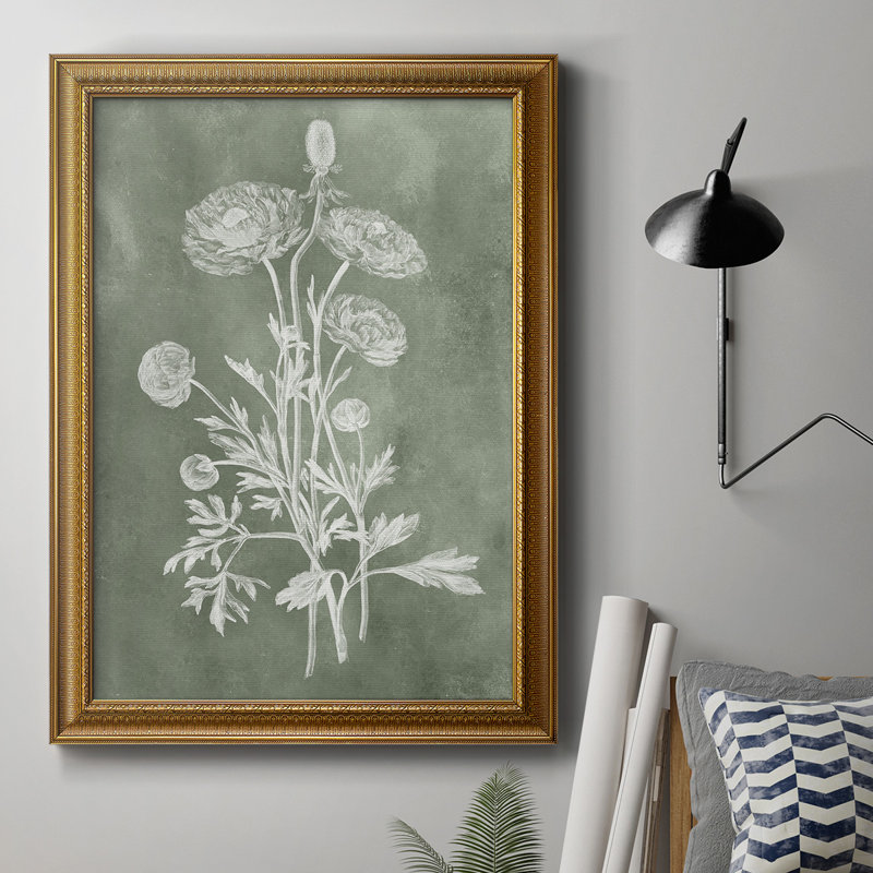 «Sage Impressions I», reproduction sur toile encadrée, L 16 po x H 20 po