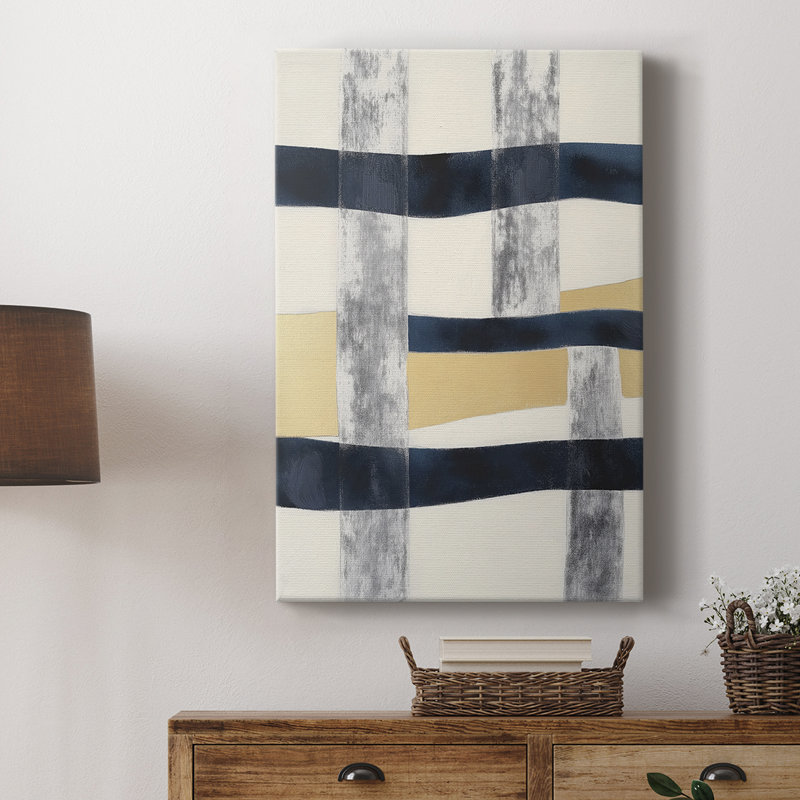 ABSTRACT Series DCCCXCVIII -Custom Wrapped Gallery Cavas, 18" H x 12" W