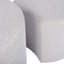 Table gigogne capitonnée - Mousse haute beige pour entrée, tables élégantes en tissu teint, salon ou bureau
