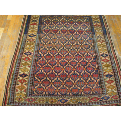 Antique Caucasian - Shirvan Caucasian Blue 1900s Rug