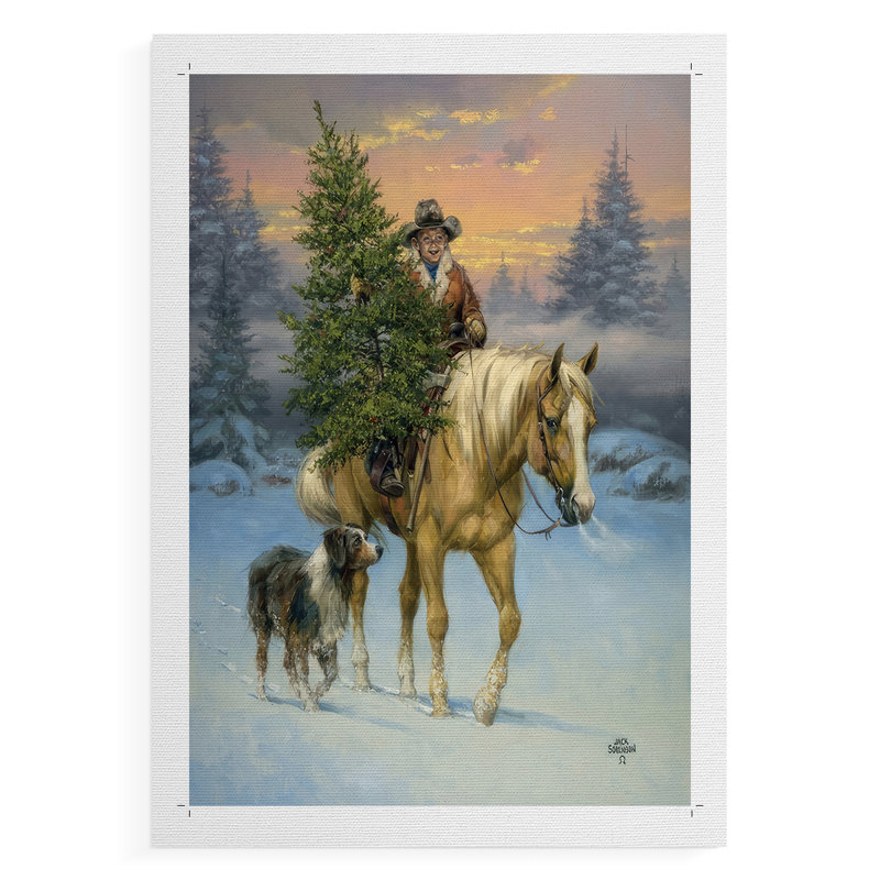 The Family Tree - Reproduction de toile seulement - NON-CADRE, H 18 po x l 12 po