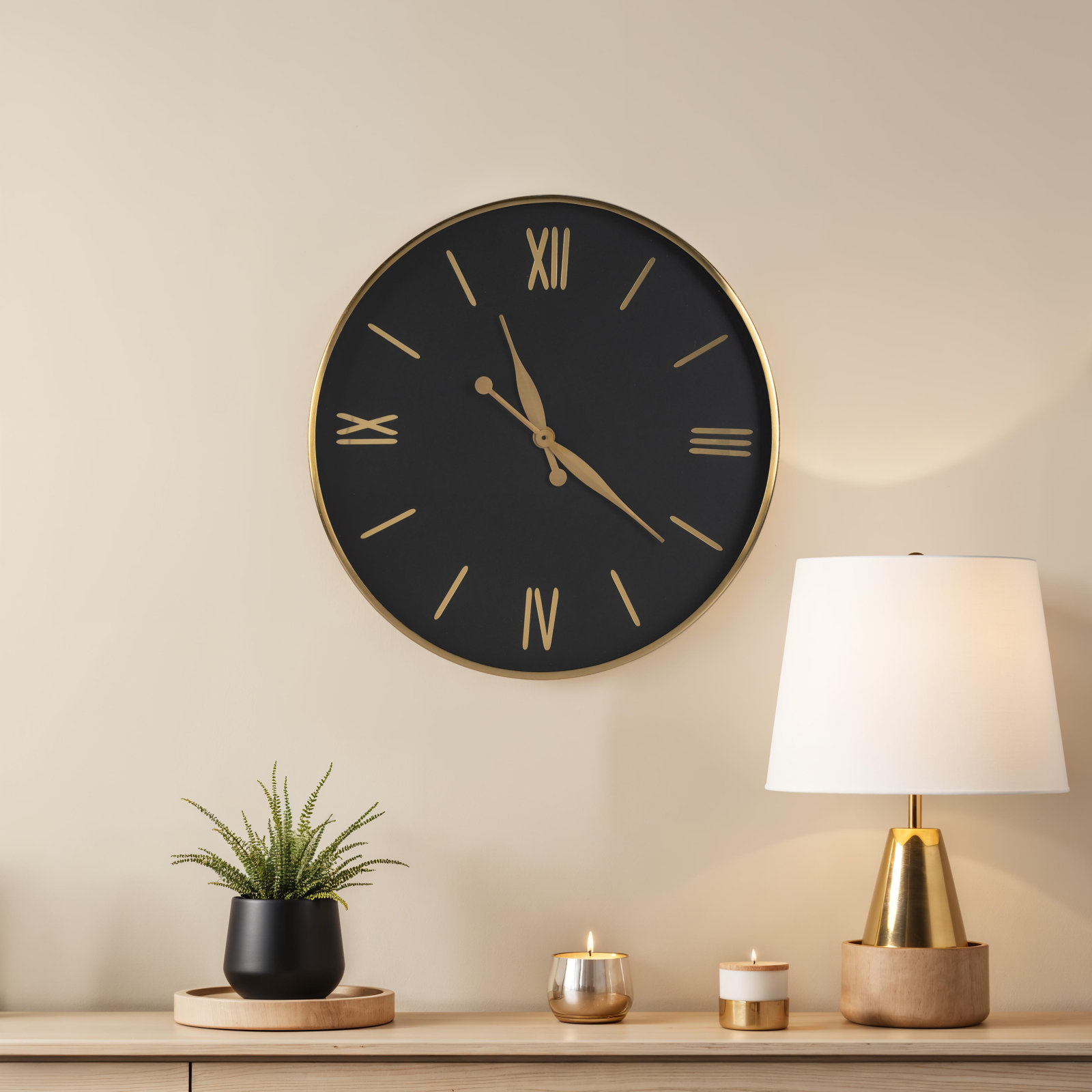 Metal Wall Clock
