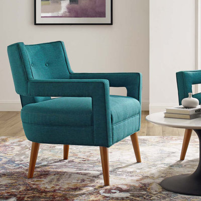 Sheer Upholstered Fabric Armchair by Modway