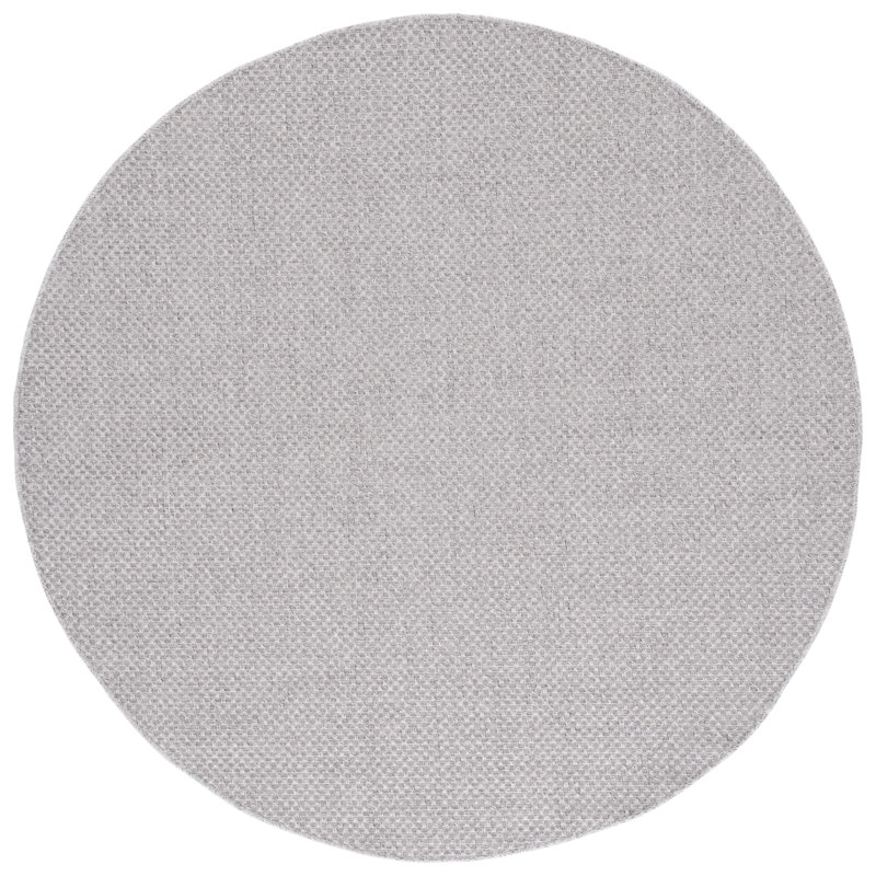 Sisal All-Weather Performance Indoor/Outdoor Area Rug, Round 6'7"