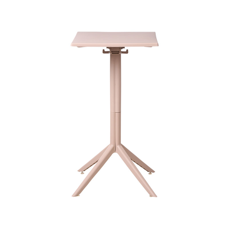 Square Outdoor Bar Table , 60cm cm W 60cm cm D, Beige