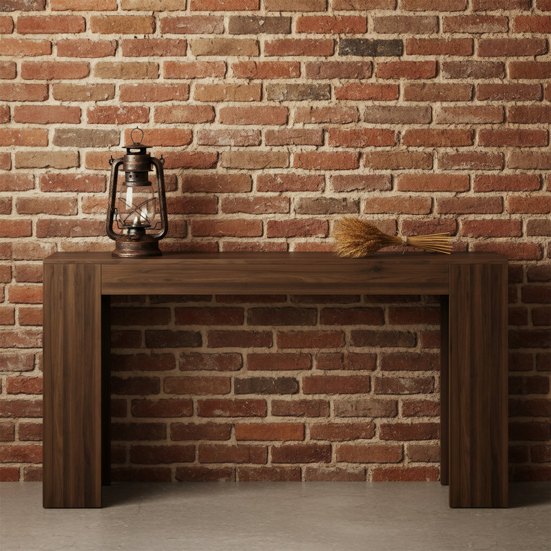 62.99-inch Sofa Side Table, An Extra-long Entryway Table Suitable For Living Rooms, Hallways, Entryways, Or Foyers, Walnut