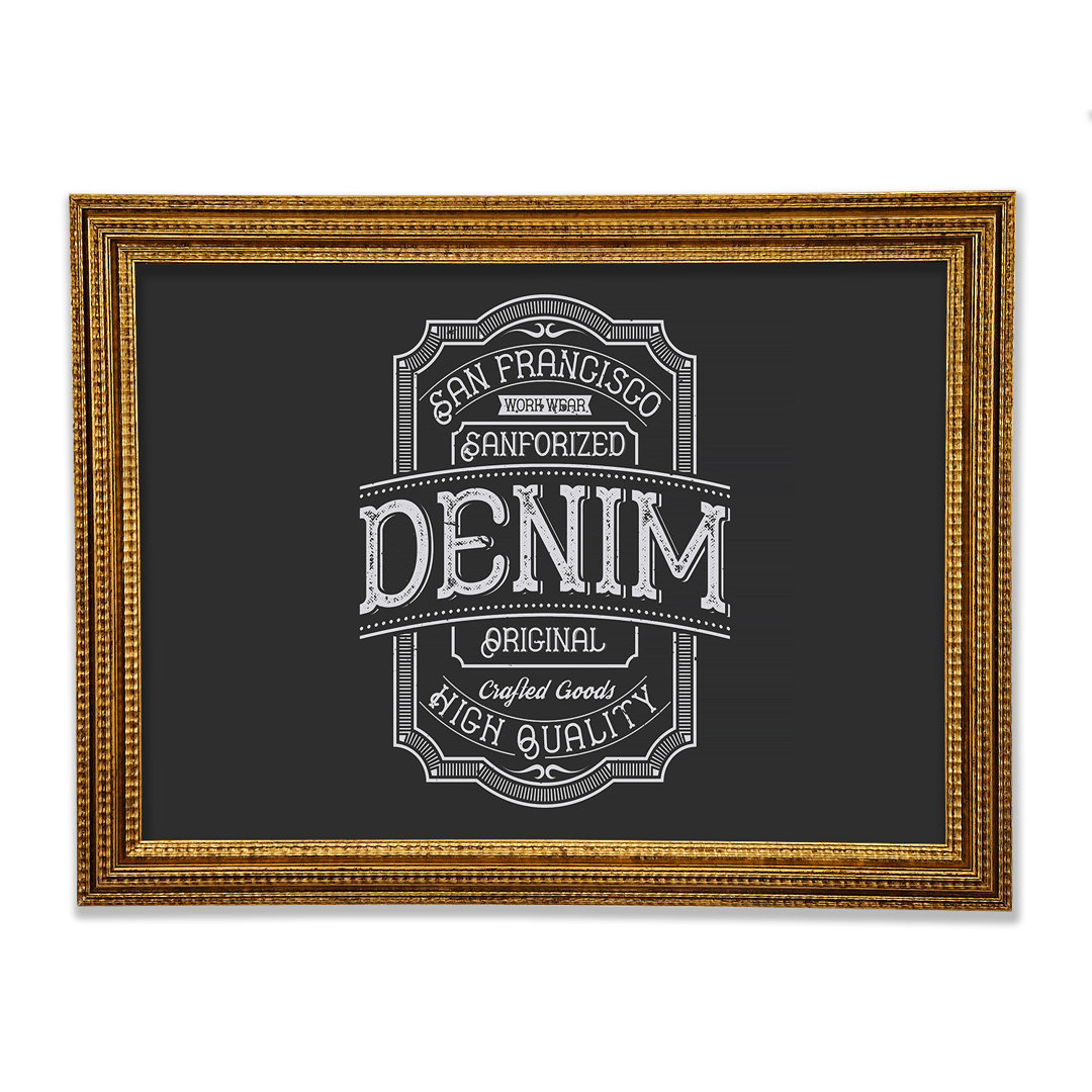 Denim Poster - Druck