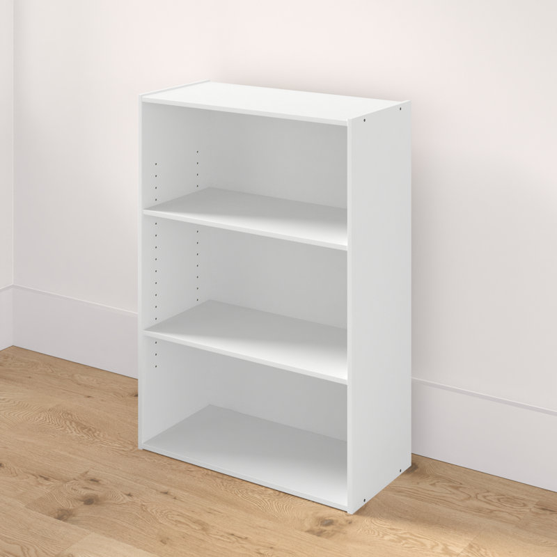 Bibliothèque standard H 35,28 po x l 24,53 po Hinshaw, Blanc doux