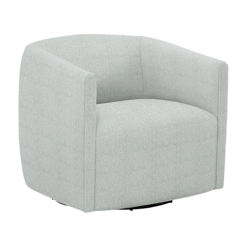 Ravello Outdoor Swivel Lounge Chair, Light Grey Linen 6032-010