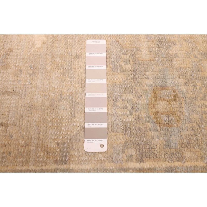 Tapis gris Kavya Oushak 8 pi 1 po x 9 pi 9 po
