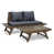 Brown Frame/Dark Gray Cushion selected
