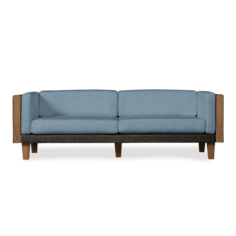 Catalina Outdoor 3 - Seat Patio Sofa, Mink, Bright Side Fog