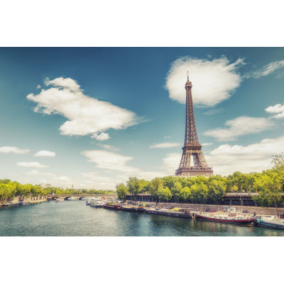 La Tour Eiffel à Paris - Photographie sur toile tendue