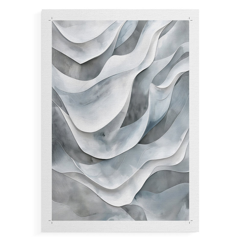 Série ABSTRACT CDLV III - Impression sur toile seulement - NON CADRE, H 27 po x l 18 po