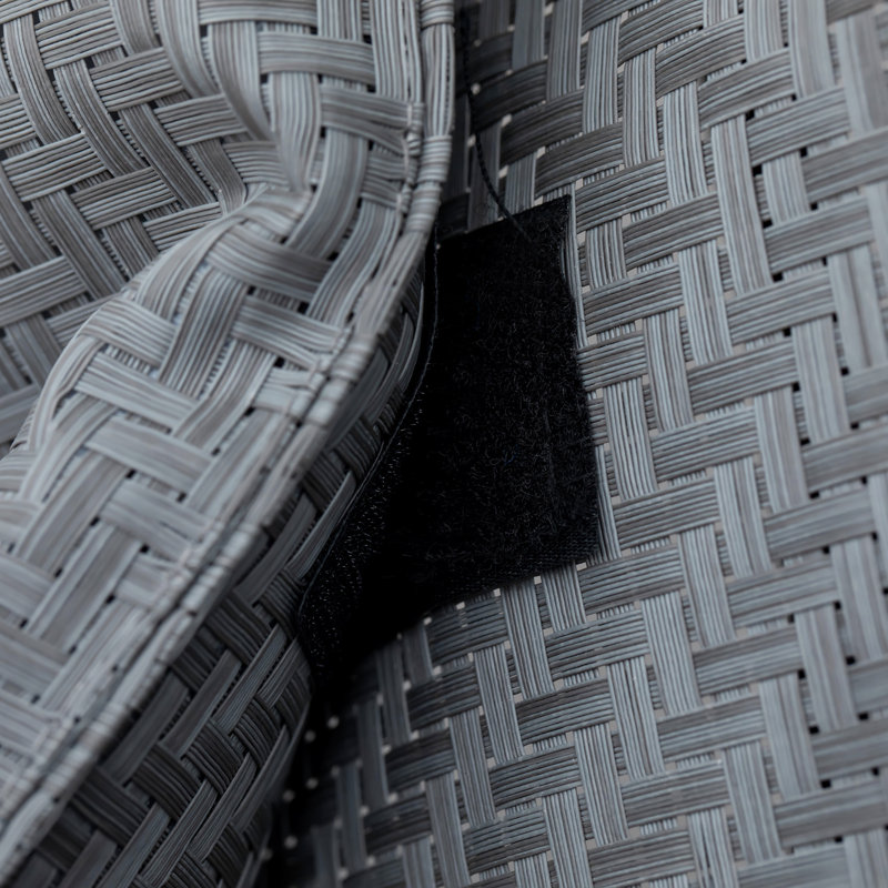 Wicker Outdoor Chair, Grey