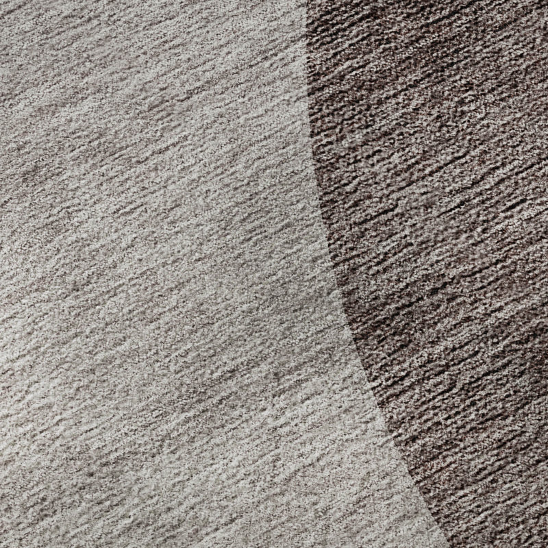 Premium Machine Washable Arnette Mocha Rug, Runner 2'3" x 7'6"