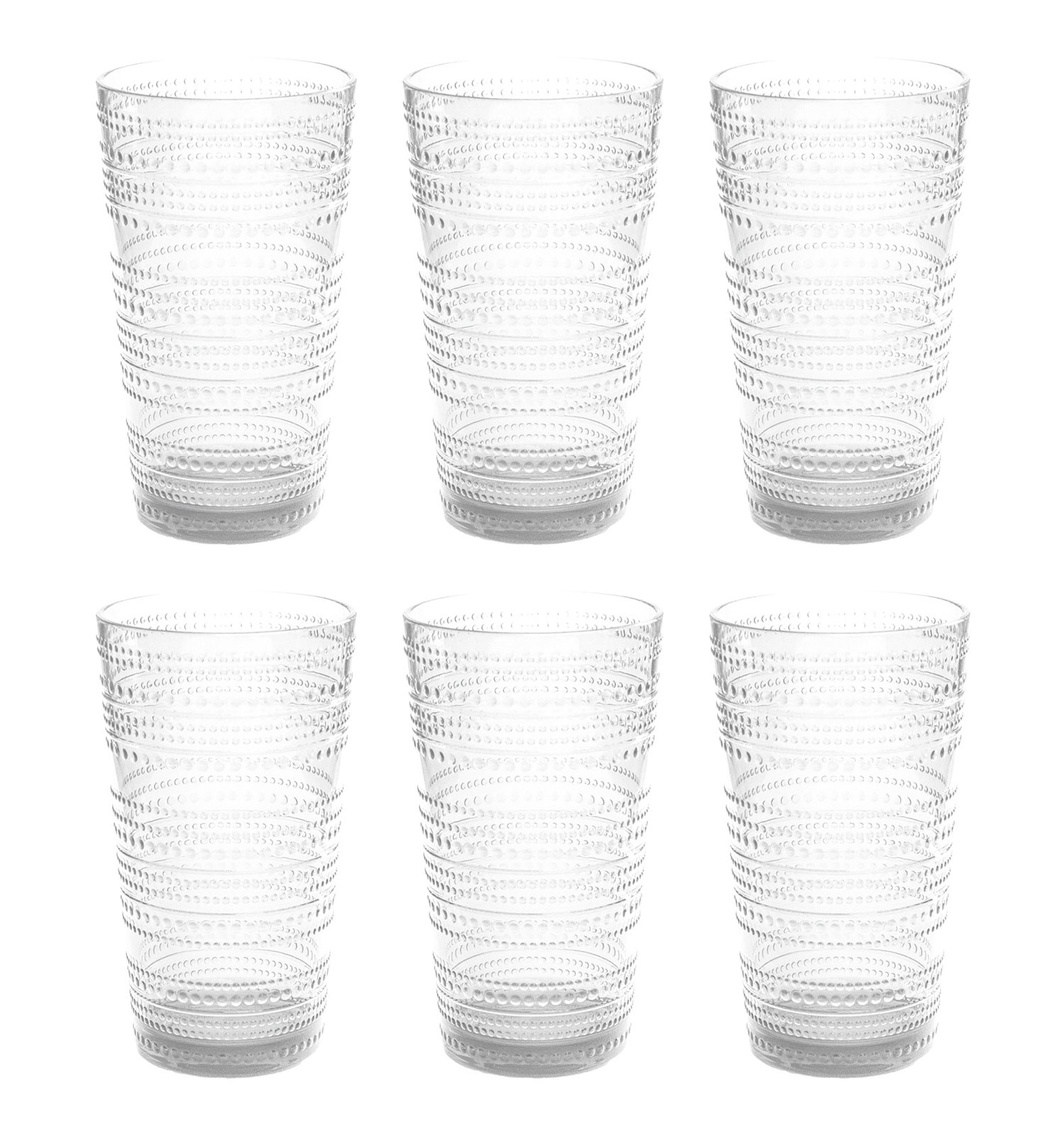 Chaplin Drinking Glass, 16oz., Clear