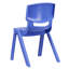 Chaise d'école empilable en plastique avec siège de 15,5 po Angelos-261374434