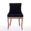 Ensemble de 2 chaises d'appoint avec pieds en bois