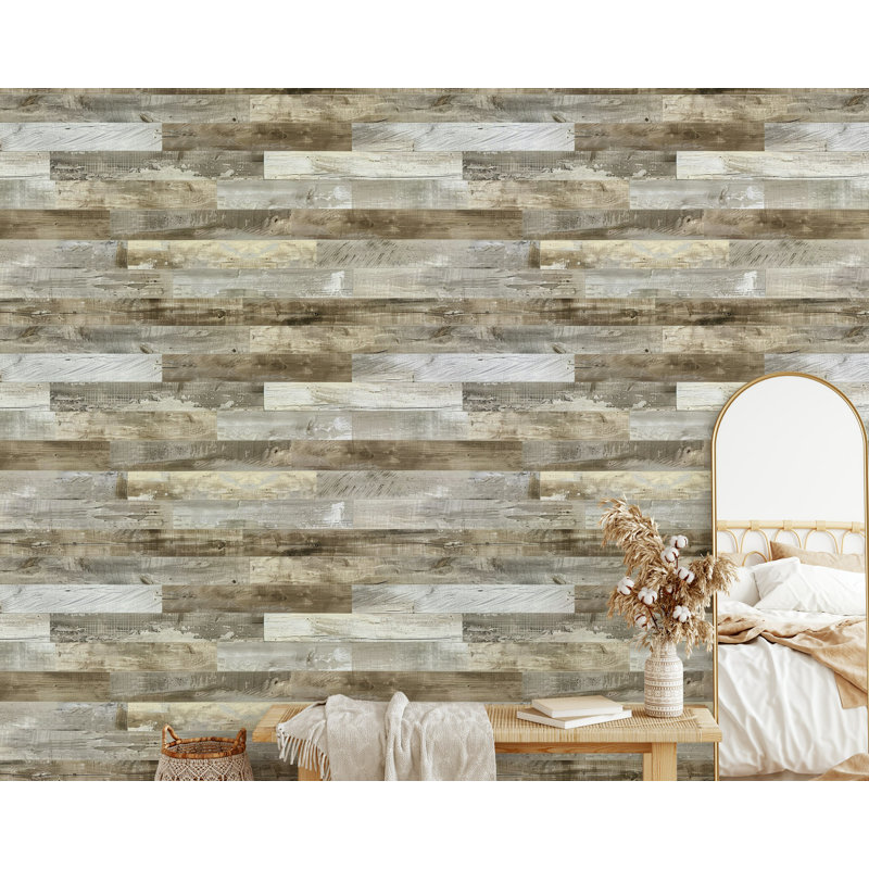 Rouleau de papier peint rustique Bryelle