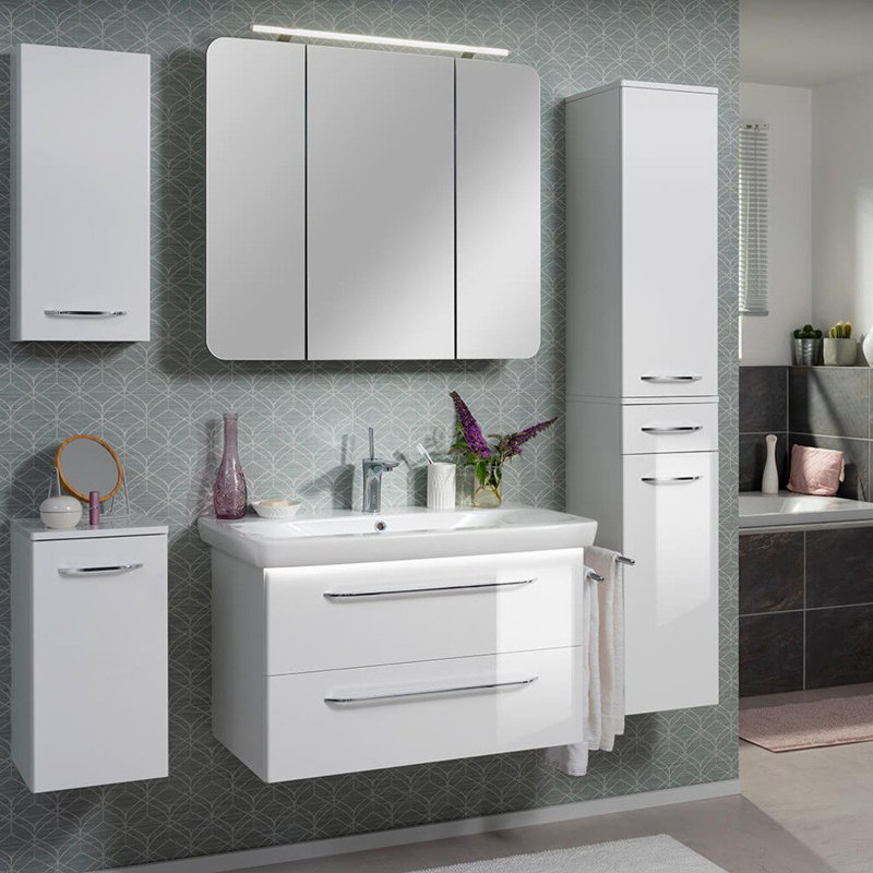Milano Bathroom Cabinet, White