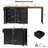 Kitchen Island with Extendable Dining Table, Power Outlet-118094458