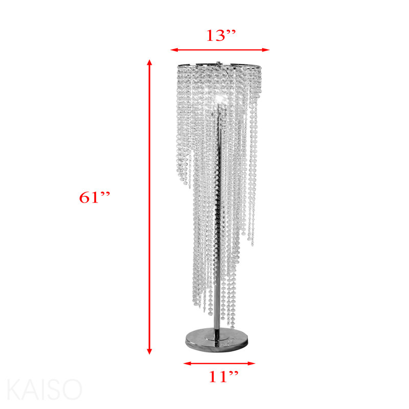 Lampe sur pied en cristal Elegant