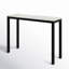 PARSON MARBLE CONSOLE TABLE BLACK BASE