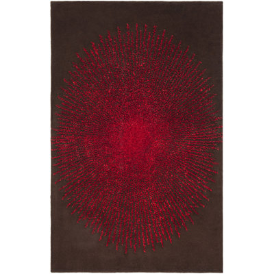 Olivarria Hand Tufted Wool, Viscose, And Cotton With Latex Abstract Rug