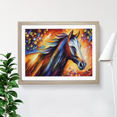 Horse Vol.4 Abstract - Single Picture Frame Print