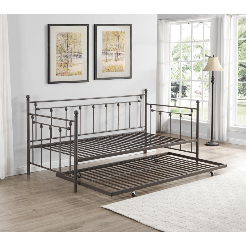 Vandemark Daybed with Trundle Bed, Copper